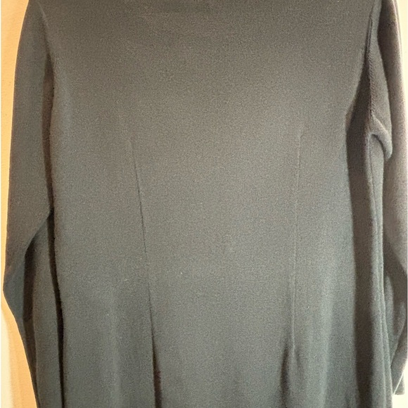 PERUVIAN CONNECTION Sz L 100% Pima Cotton Scoop Neck Long Sleeve Midi Dress - Picture 9 of 9